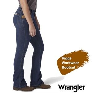 Wrangler women's bootcut denim jeans size 6